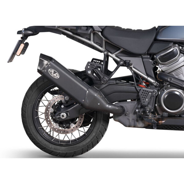 V Performance, Tourance slip-on muffler Pan America. Black