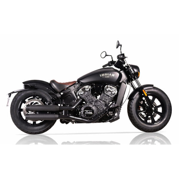 V Performance, Double Ring 80mm slip-on muffler set. Black