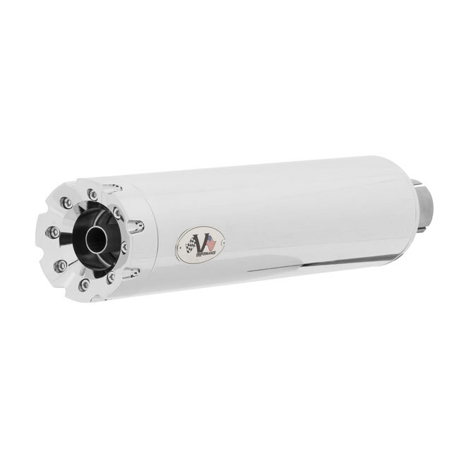 V Performance, Revolver 90mm slip-on muffler set. Chrome