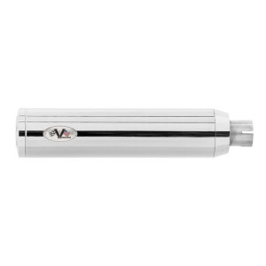 V Performance, Chubby 90mm slip-on muffler set. Chrome