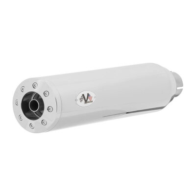 V Performance, Chubby 90mm slip-on muffler set. Chrome