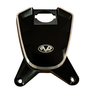 V Performance, left hand engine cover. Black