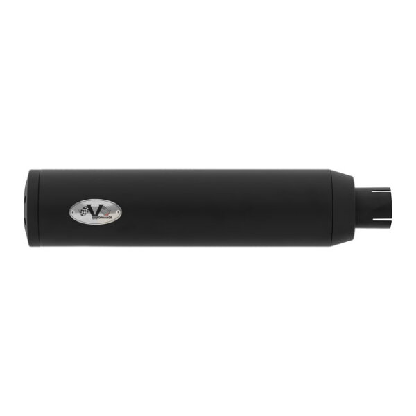 V Performance Twin Slip-on muffler set Chubby. Black