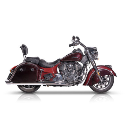 V Performance, 100mm Banger slip-on muffler set. Chrome