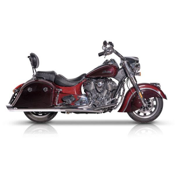 V Performance, 100mm Banger slip-on muffler set. Chrome