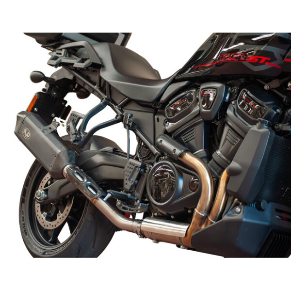 V Performance, Tourance slip-on muffler Pan America. Black