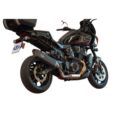 V Performance, Tourance slip-on muffler Pan America. Black