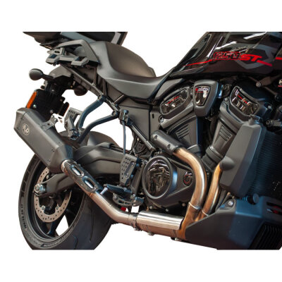 V Performance, Tourance slip-on muffler Pan America. Black