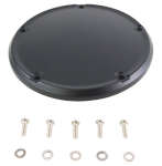 Domed Derby Cover Matt Black ST18-Up