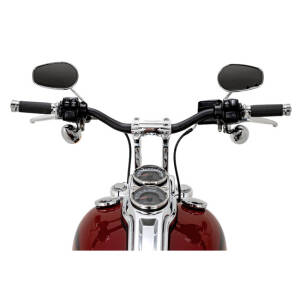 PM, 1-1/4" Phatbar & 12" riser kit. Chrome