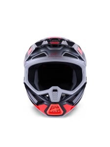 Helmet Sm7 Rise Blk/rd/silv M
