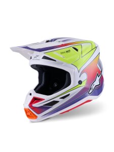 Helmet Sm7 Fuse Wht/yl/pu S