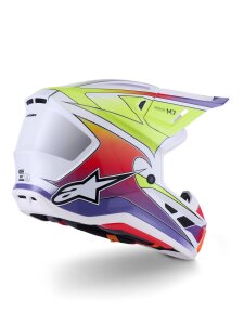 Helmet Sm7 Fuse Wht/yl/pu S