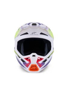Helmet Sm7 Fuse Wht/yl/pu Xl