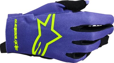 Gloves Yth Radar Purple/yellow