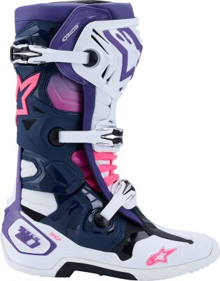 Boot Tech 10 Wht/vlt/nvy/pink