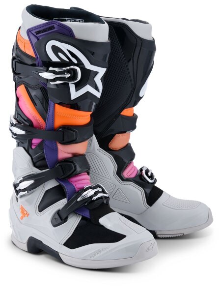 Boot Tech 7 Blk/lt Gy/org Fl/m