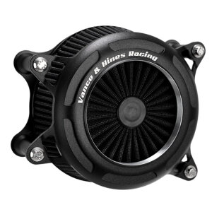 Vance & Hines, VO2 onyx air cleaner. Black wrinkle
