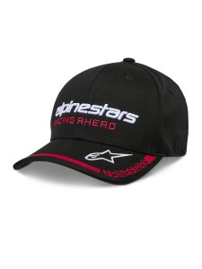 Hat Crv Bill Indent Black/red