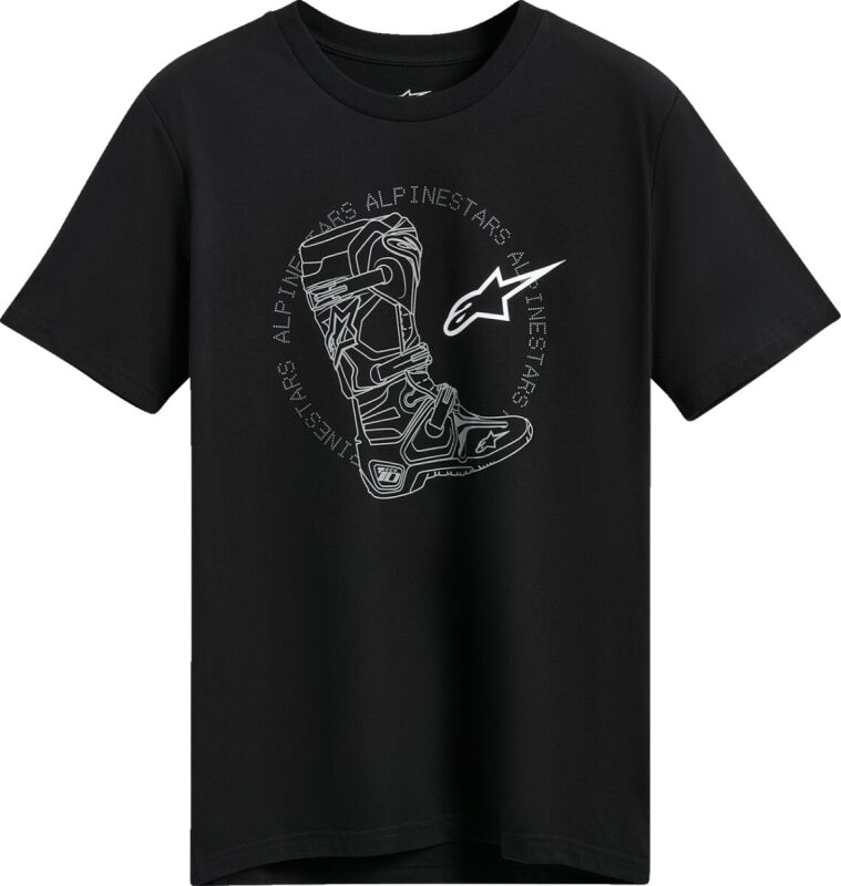 Tee Ss Csf Tech Boot Black 2xl