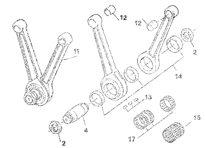 Crank Pin XL54-81 (FR)