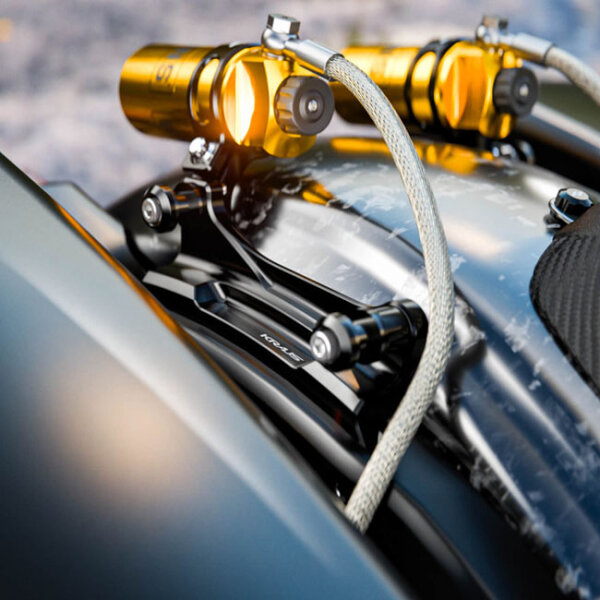 Kraus, Pro-4 Docking Hardware for Öhlins. Black anodized