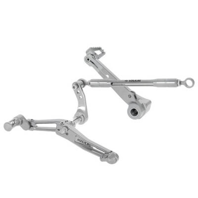 Kraus, Apex SS3 Bagger foot controls. Machined Finish