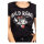 Queen Kerosin Wild Rebel t-shirt black Female size XS