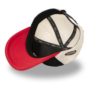 Von Dutch Foam Motorcycle cap black/red/white One size fits most