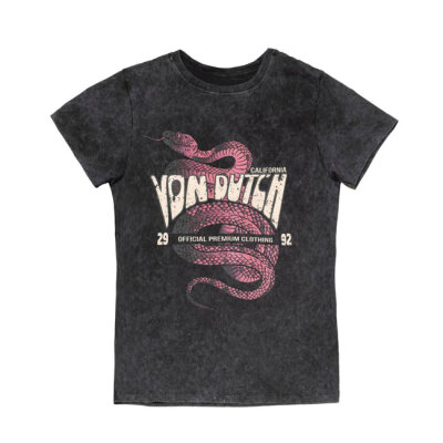 Von Dutch Vipere female t-shirt black Size XL