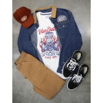 Von Dutch Fuel jacket denim Size S