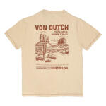 Von Dutch Arizo t-shirt cream Size XL