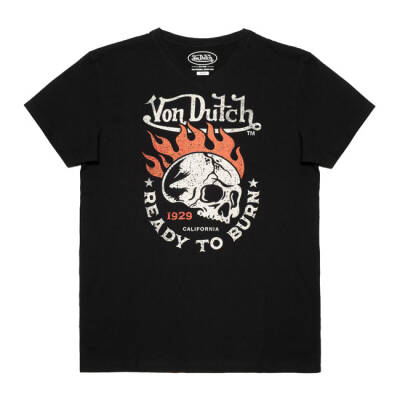 Von Dutch Burn t-shirt black Size S