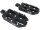 Pilot Twin Foot Peg Set Black Cut Anodized