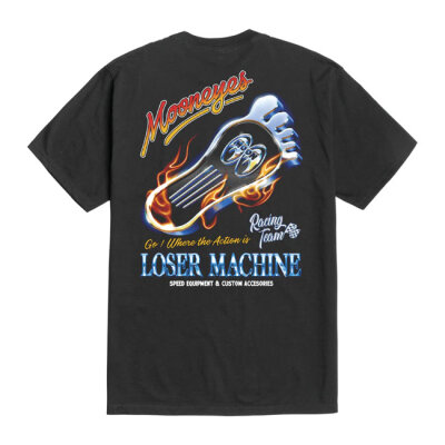 Loser Machine Red Hot t-shirt black Size L