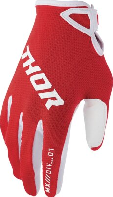 Gloves Yth Ridemode Static Red