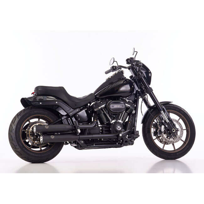 Falcon, Double groove Slip-ons exhaust Black