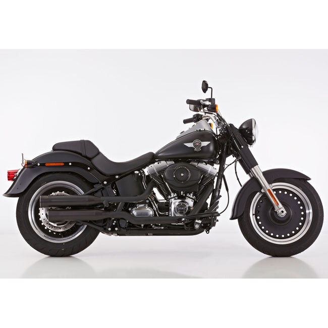 Falcon, Double groove Slip-ons exhaust Black