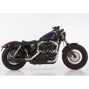 Falcon, Double groove Slip-ons exhaust Black