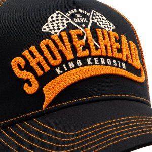 King Kerosin Shovelhead cap black One size fits most
