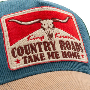 King Kerosin Country Roads cap smoke blue One size fits most