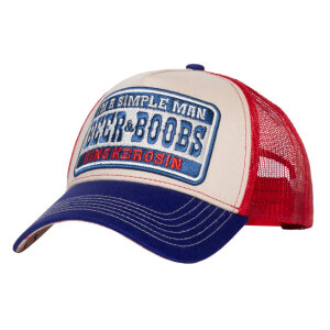 King Kerosin Im a simple man cap offwhite&blue One...