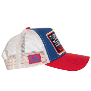 King Kerosin Its fucking time to ride cap red&blue One size fits most