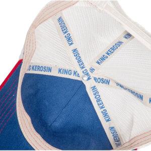 King Kerosin Its fucking time to ride cap red&blue One size fits most