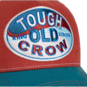 King Kerosin Tough old crow cap red&blue One size fits most