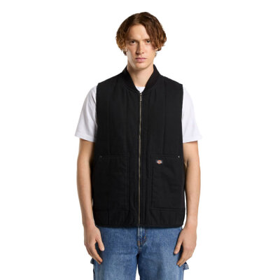 Dickies Quilted Canvas vest black Size 2XL