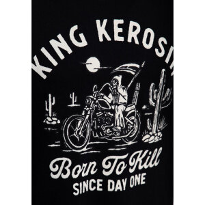 King Kerosin Born to kill t-shirt black Size XL