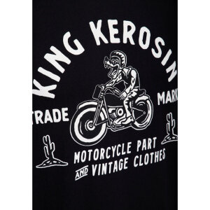 King Kerosin Motorcycle parts t-shirt black Size XL