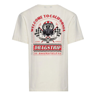 King Kerosin Welcome to California t-shirt offwhite Size XL