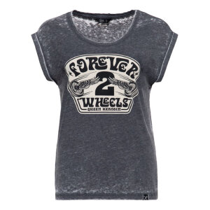 Queen Kerosin Forever 2 wheels t-shirt anthracite Size M